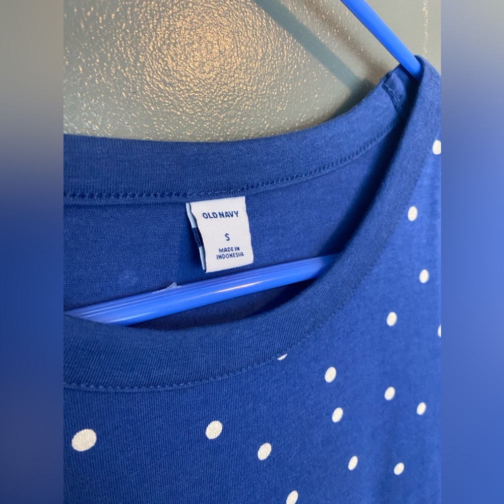 Old Navy - NWT Blue Polka Dot Dress - S - Picture 2 of 5